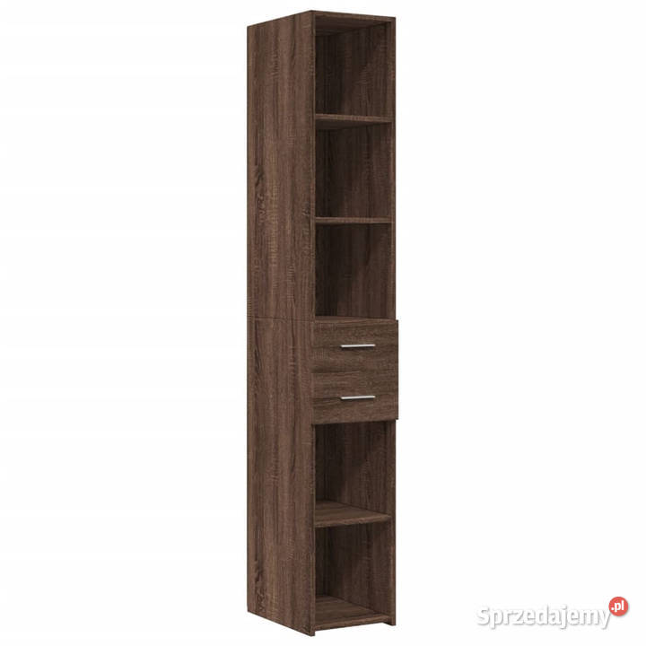 Wąska szafka brązowy dąb 30x425x225 WM3281272 mazowieckie Warszawa