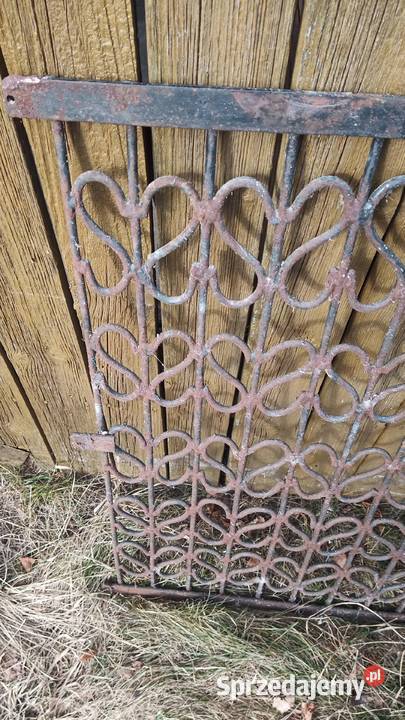 Ozdobnażelazna krata do renowacji PRL łódzkie Łódź