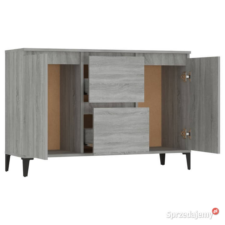 Komoda szary dąb sonoma 104x35x70 WM815166 Meble mazowieckie Warszawa