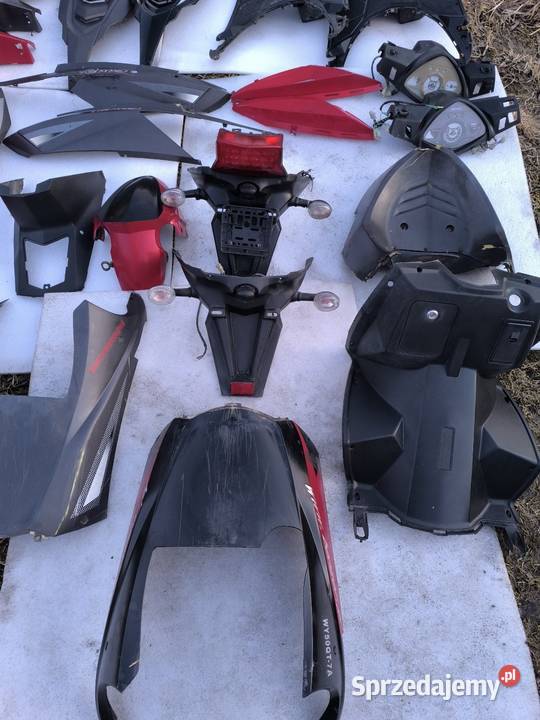 Części Skuter Ferro 50 Lampy plastiki owiewki łódzkie