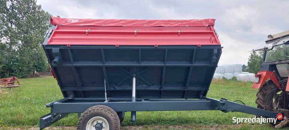 Przyczepa rolnicza jednoosiowa 3 strona remoncie Cimoszka