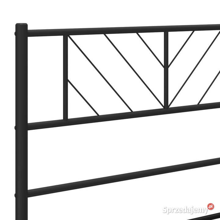 Metalowe wezgłowie czarne 200 WM372217
