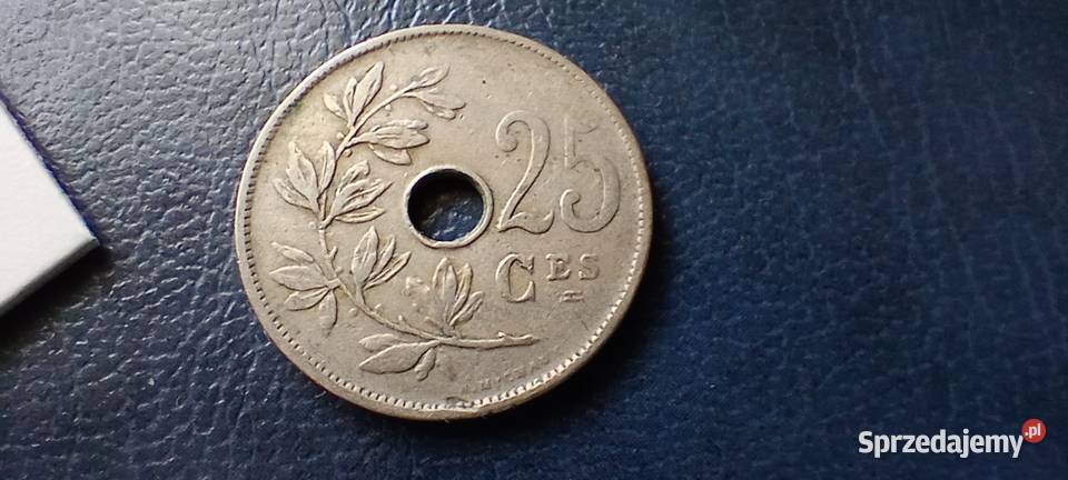 Stare monety 25 cent 1929 Belgia Lesko sprzedam