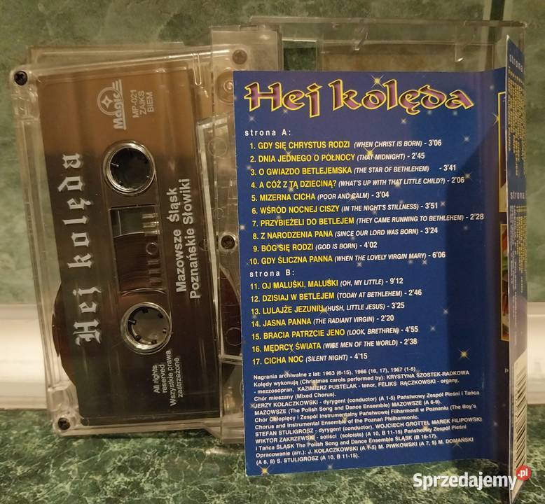 Kolędy na kasetach magnetofonowych kaseta Warszawa