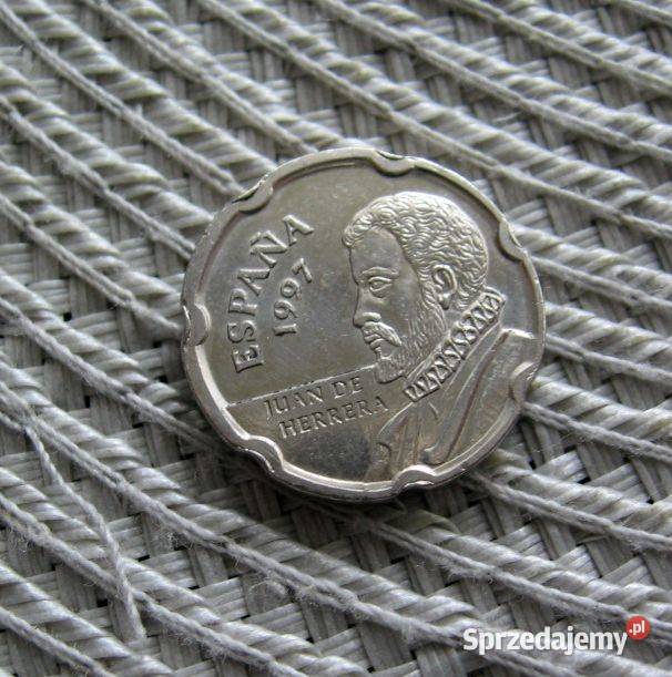 Hiszpania 50 Peset 1997r Ładna Juan De Herrera wielkopolskie Kalisz