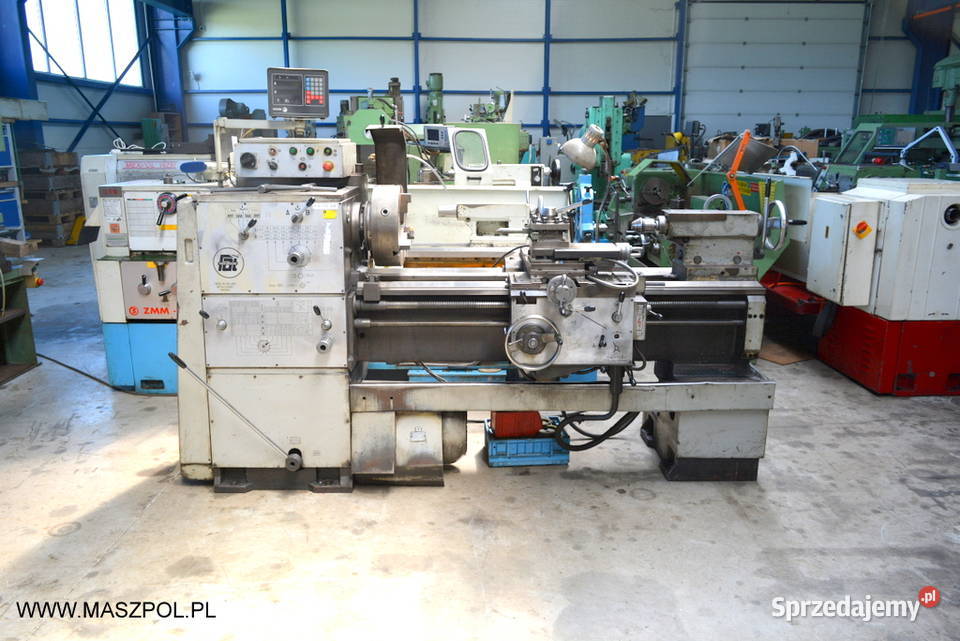 Tokarka TUR 50 x 1000 stan techniczny odczyty Produkcja Głowno