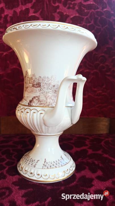 Amfora wazon Bareuther Waldssasen Bavaria Porcelana i szkło Gdańsk