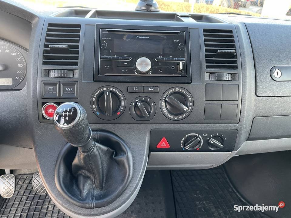 Vw transporter t5 19 TDI 105140 klima hak 9 os nieuszkodzony Rzeszów