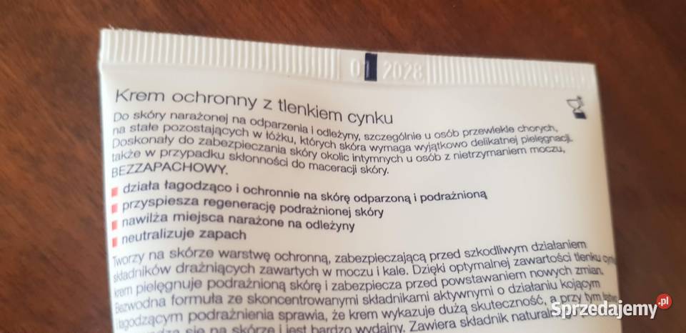 Krem ochronny przeciw odparzeniom z tlenkiem lubuskie Zielona Góra