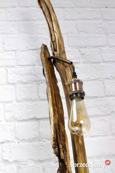 Piękna lampa gałęzi handmaderękodzieło