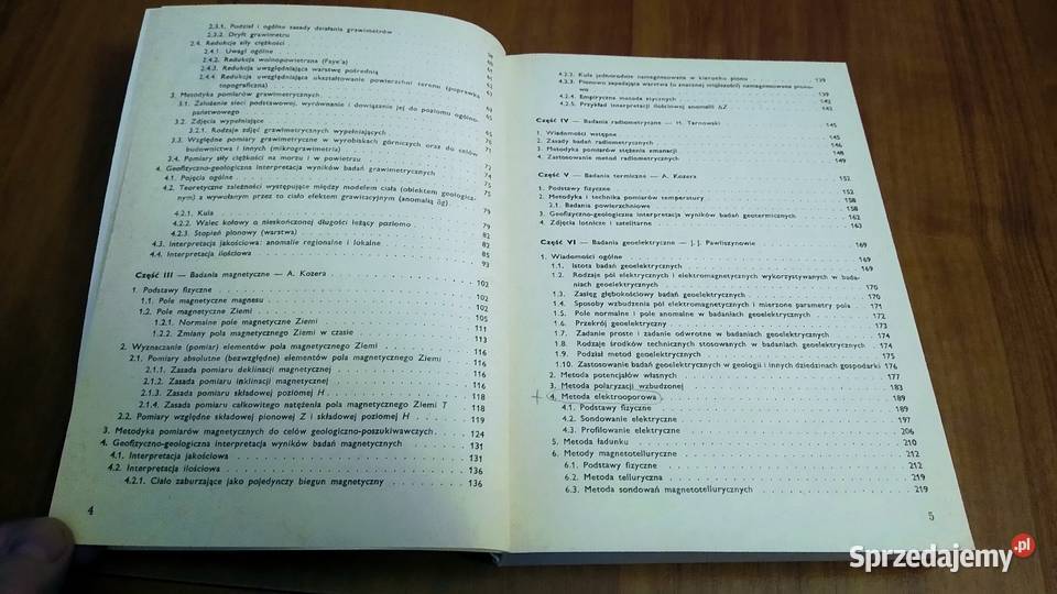 Geofizyka poszukiwawcza klasa IIIV 24 Kozera Gdańsk sprzedam