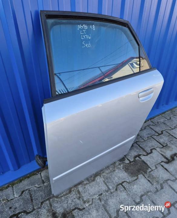 23 DRZWI TYŁ LEWY TYLNE LEWE AUDI A4 B6 SEDAN Działoszyce