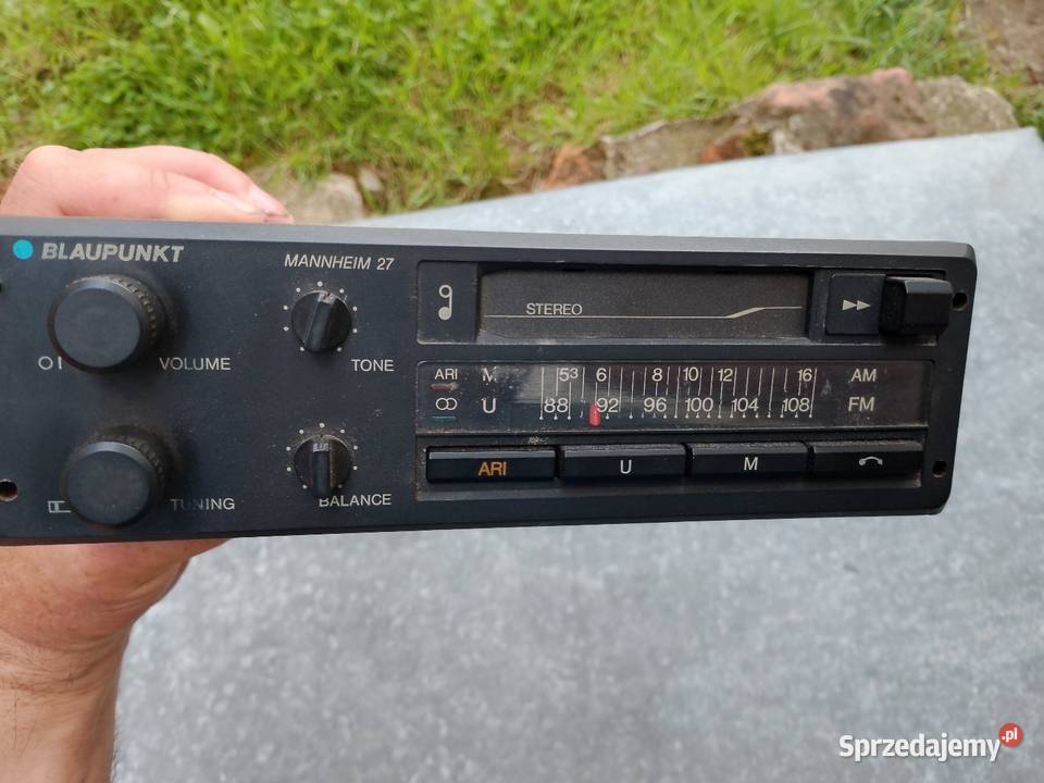 Radio samochodowe Blaupunkt Mannheim 27 Sobieska Wola Pierwsza