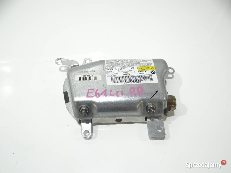 PODUSZKA AIRBAG DRZWI PRAWY PRZÓD BMW E60 Motoryzacja Strzyżewice