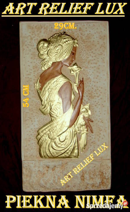 Płaskorzeźba grecka Meduza Versace Relief wielokolorowy Zielona Góra