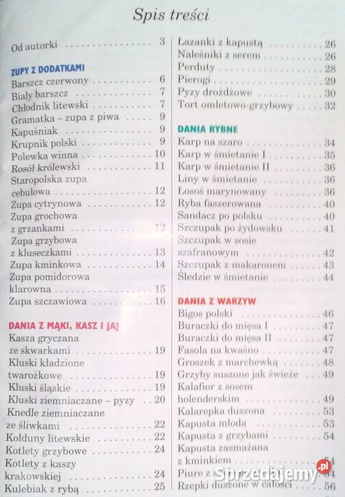 Specjały polskiej kuchni 122003 Barbara Chełm sprzedam