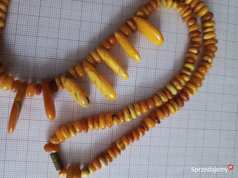 Naszyjnik Bursztyn Stary sprzedam