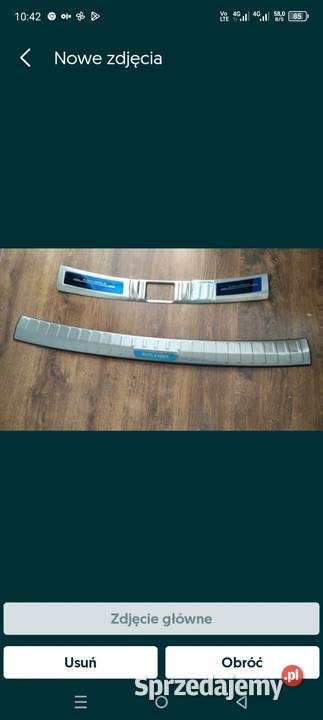 Nakładki bagażnika Mitsubishi Outlander 2015 do śląskie