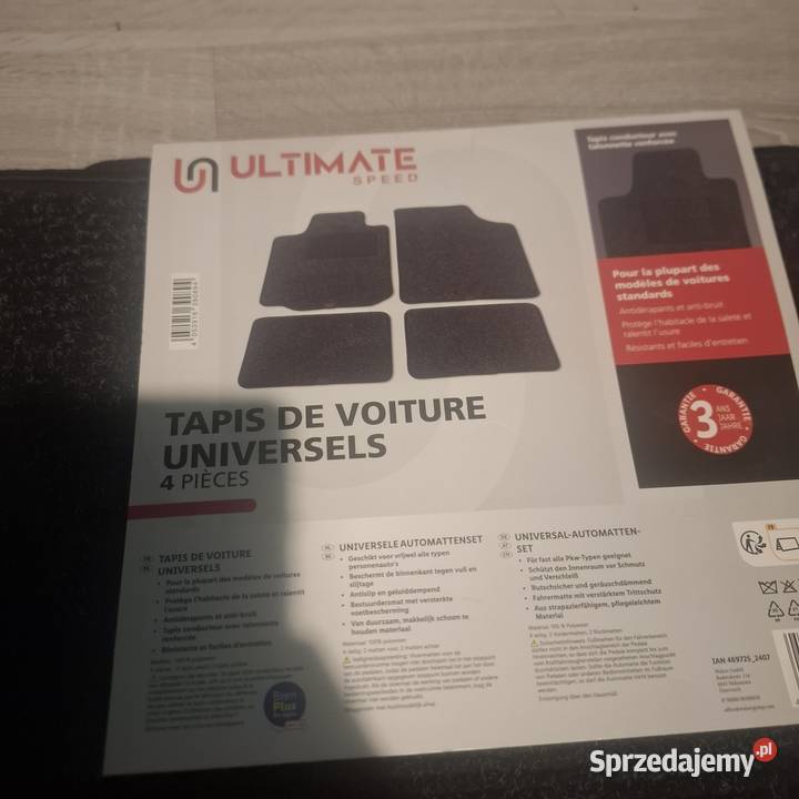 UNIWERSALNE DYWANIKI SAMOCHODOWE 4 SZTUKI Bolesławiec