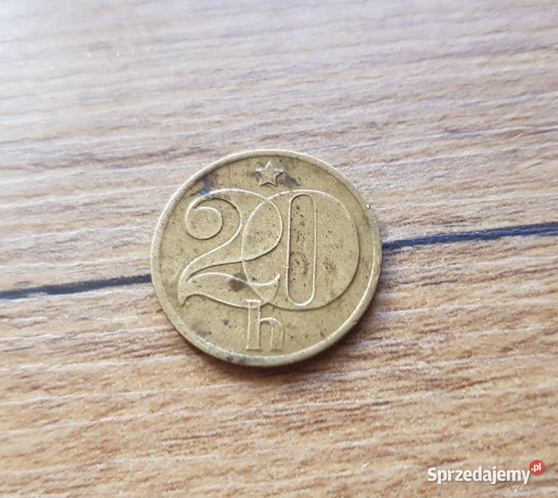 20 Halerzy Czechosłowacja moneta 1974 Golina
