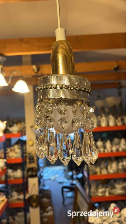 Wiszaca lampa kryształowa pomorskie Gdańsk sprzedam