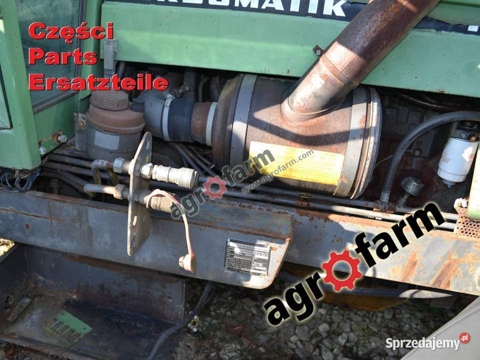 Fendt 612 silnik części skrzynia biegów zwolnica Byków