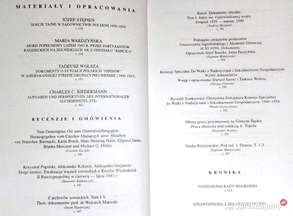 Pamięć i sprawiedliwość Biuletyn IPN XXXIX Rok wydania 1996 Pozostałe