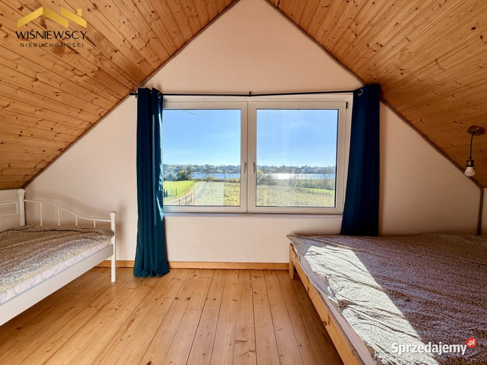 Domek letniskowy Jeziorem Skarlińskim 70 mkw 422m2 Skarlin