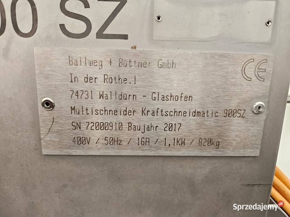 Krajalnica do bloków mrożonych Kraftschneidmatic Krotoszyn