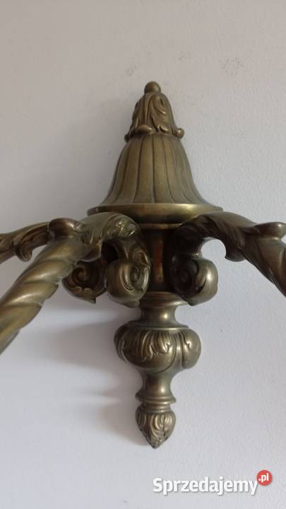 Stare mosiężne kinkiety klinkiety Włocławek