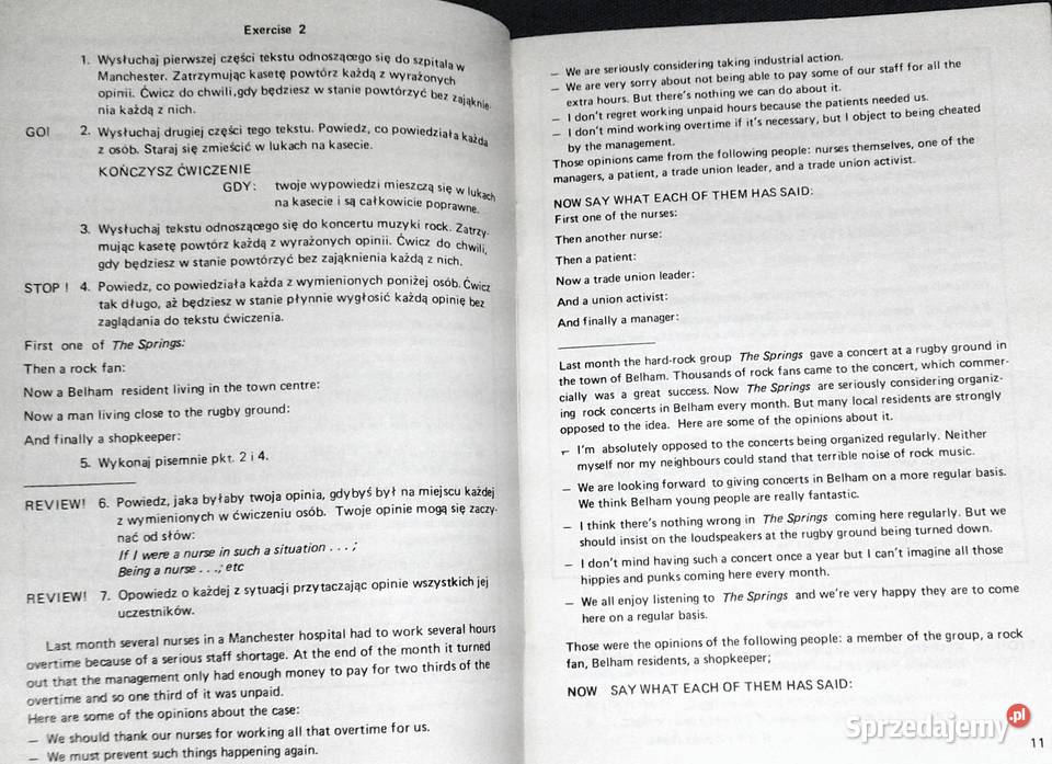 The next steps in English Kurs 910 Henryk Rok wydania 1988 Chełm