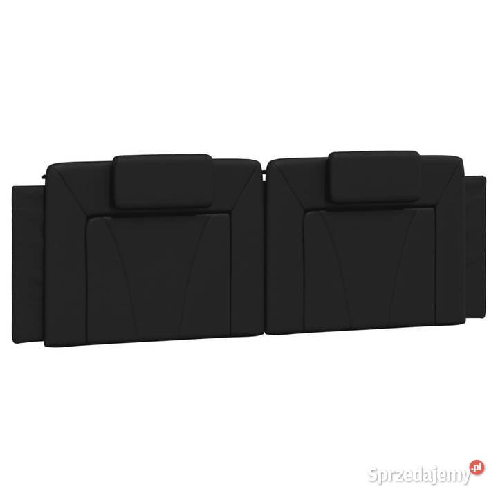 Łóżko z materacem czarne sztuczna skóra 160x200 Warszawa