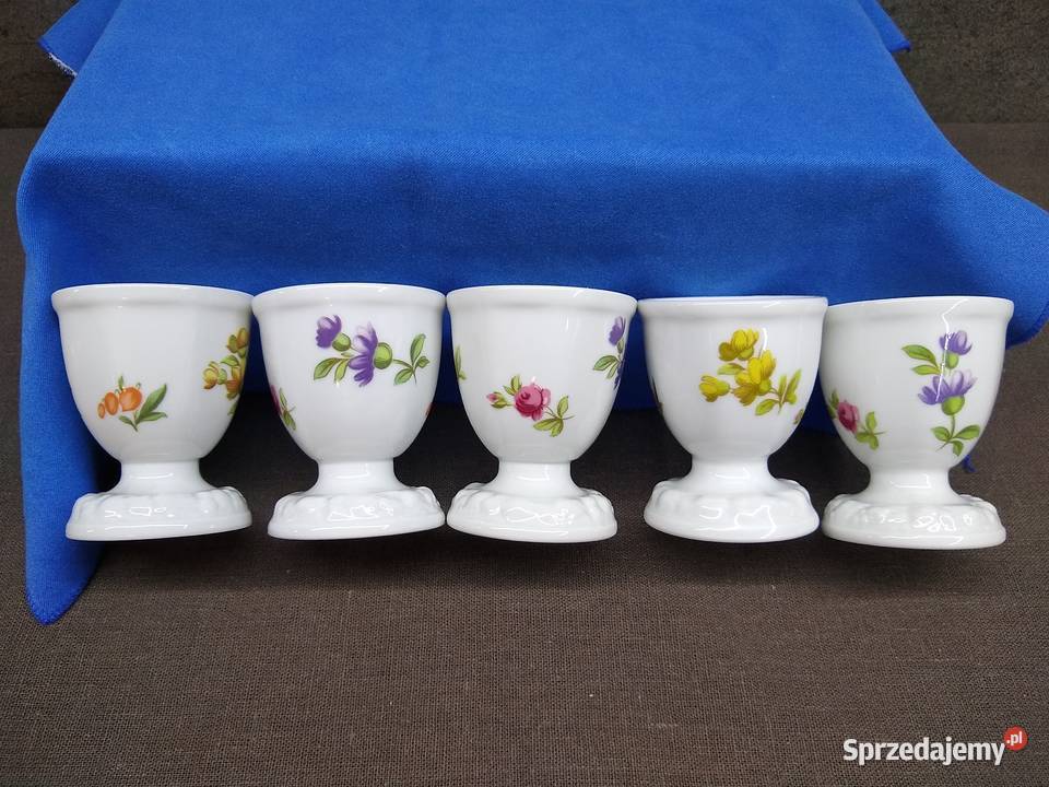 Kieliszki jajka Rosenthal Biała Sommerstrauss wielkopolskie Kalisz sprzedam