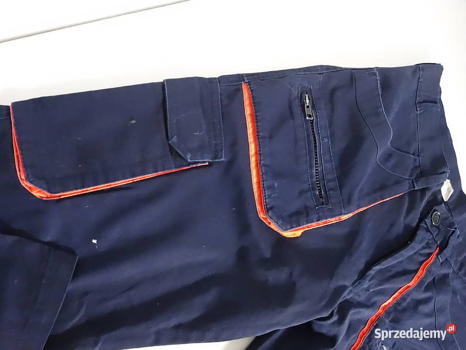 Solidne Spodnie Robocze Bojówki Granatowe z Pozostałe Biłgoraj