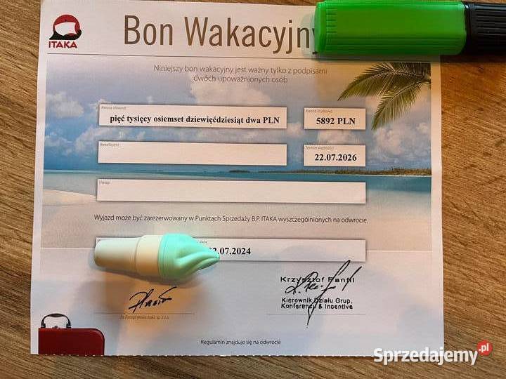 Bon Voucher Itaka Warszawa