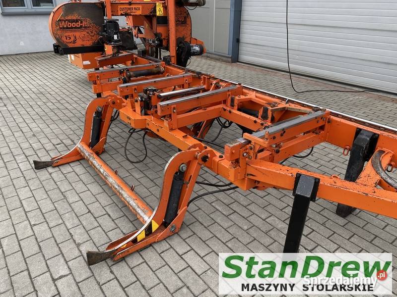 Trak WoodMizer LT40 z hydrauliką i korowarką Mojusz