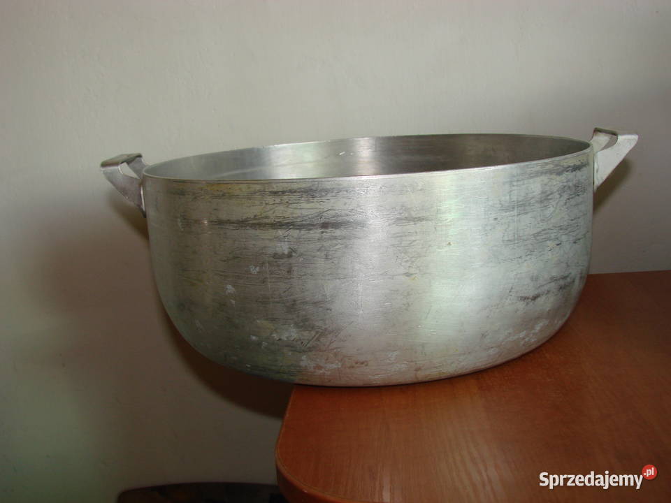 aluminiowy garnek 8L PRL Pruszcz Gdański