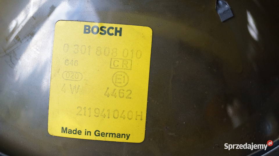 Reflektor VW Garbus Bosch chrom oryginał nowy Mrowino