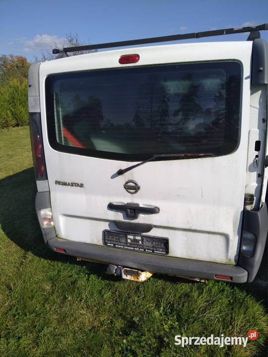 Klapa tylna Nissan primastar trafic vivaro Klapy bagażnika świętokrzyskie Włoszczowa