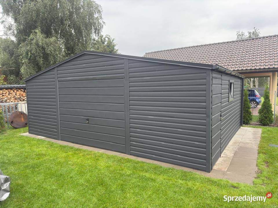 Garaż blaszany Antracyt 7016 Poziom profil Skarżysko-Kamienna