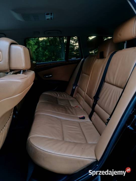 BMW 525d E61 LCi 2007r Touring Schwarz 2 30d nawigacja Pyrzyce