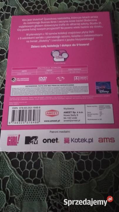 DVD Violetta Kolekcja Vlovers Tom 13 i 4 Filmy sprzedam