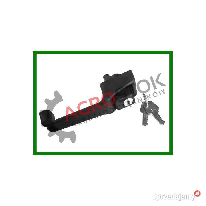 Klamka drzwi lewa z kluczykiem mtz plastikowa