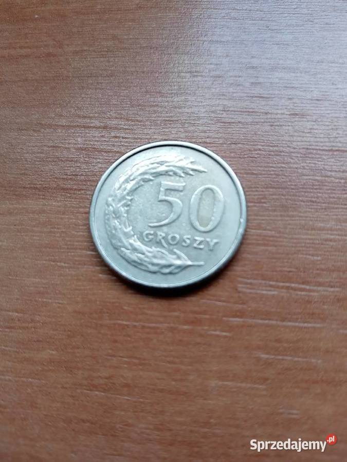 Moneta 50 groszy 1990 rok