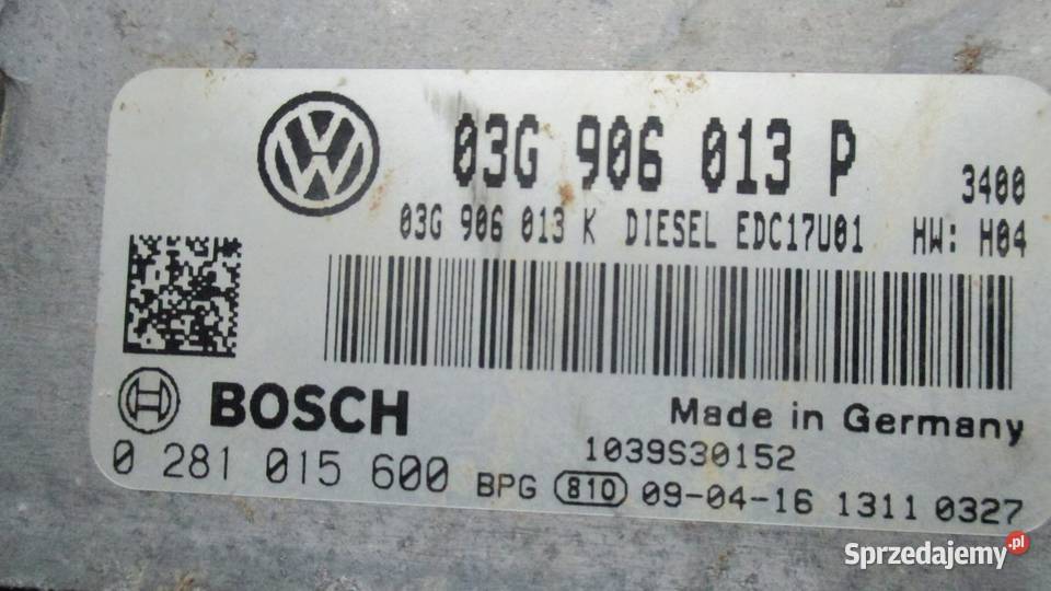 SEAT IBIZA IV 14 TDI 09r sterownik komputer