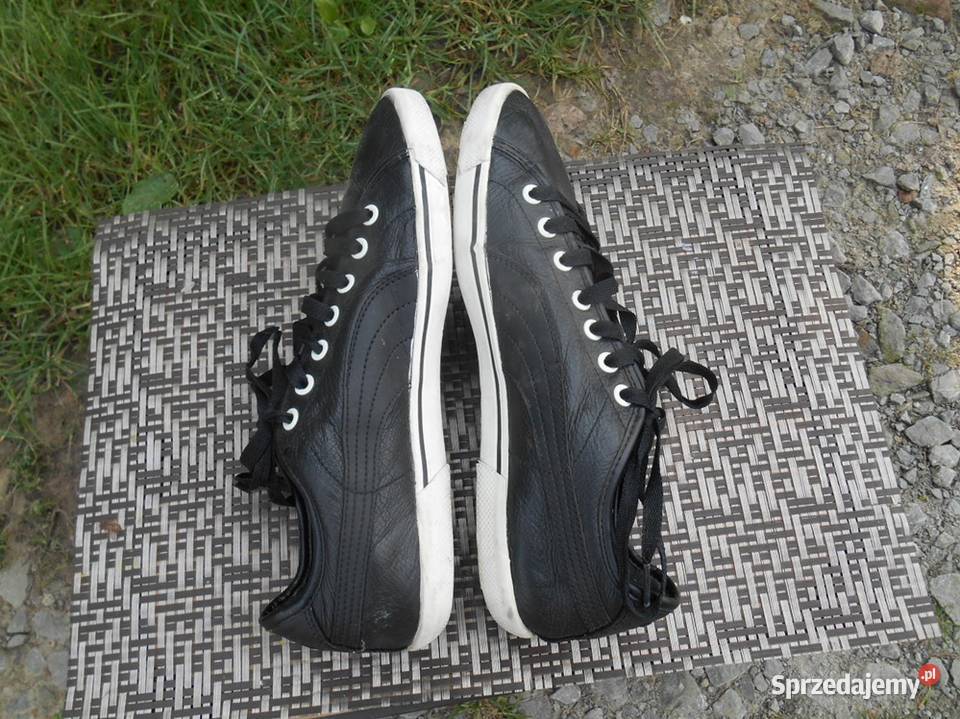 Męskie skórzane Buty 405 PUMA czarne 265 Puma Dębica