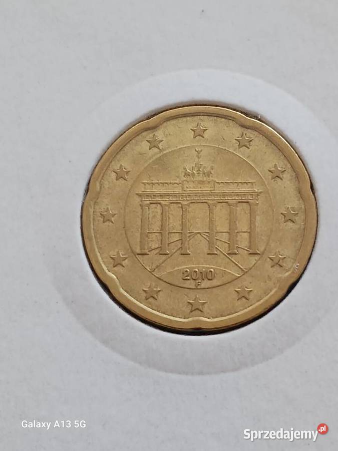 20 Eurocentów Niemcy 2010 r men F Numizmatyka Konin