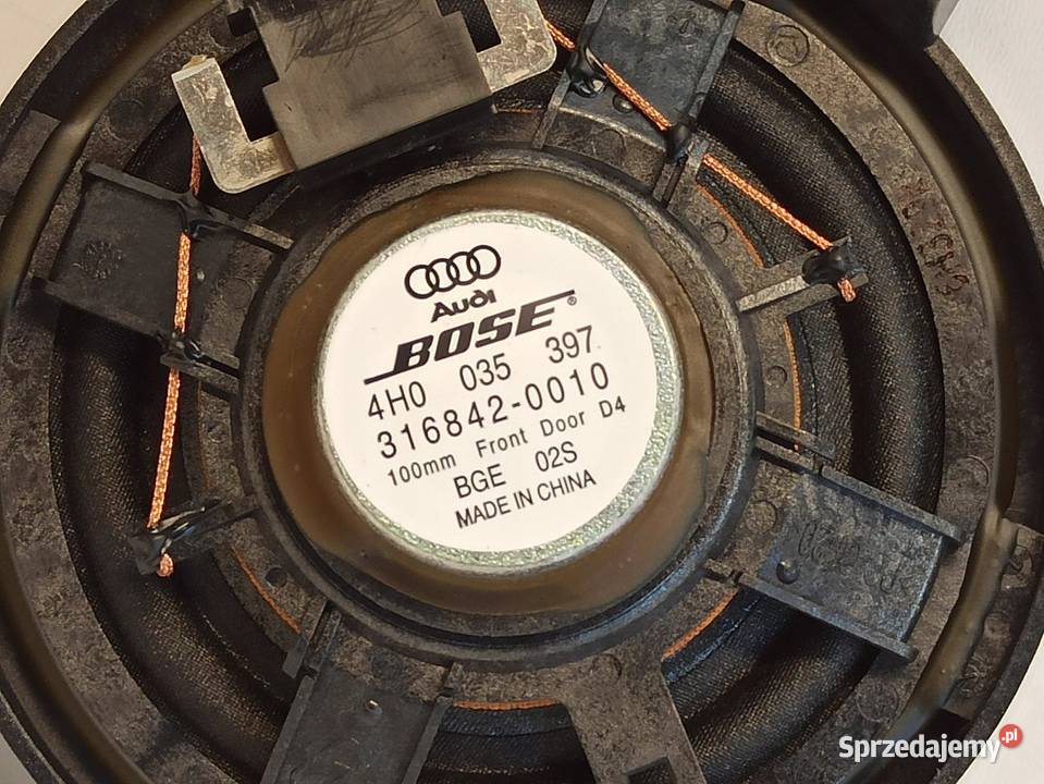 AUDI A8 D4 GŁOŚNIK DRZWI BOSE 4H0035397 osobowe Wyposażenie wnętrza