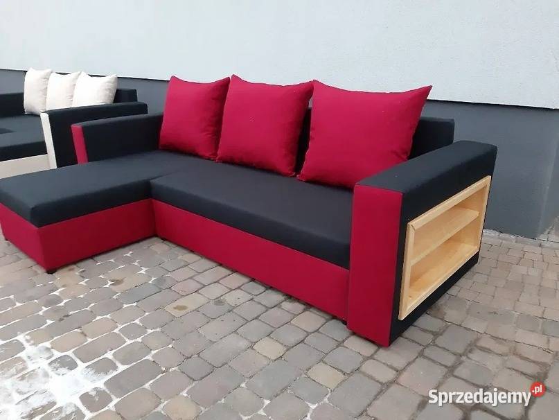 Tani narożnik 240x145 z funkcją spania Szybka Łódź