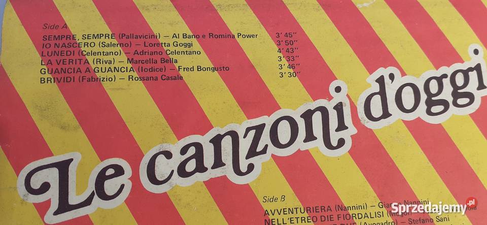 Le canzoni doggiskładanka winyl vintage pamiątka Tuszkowo